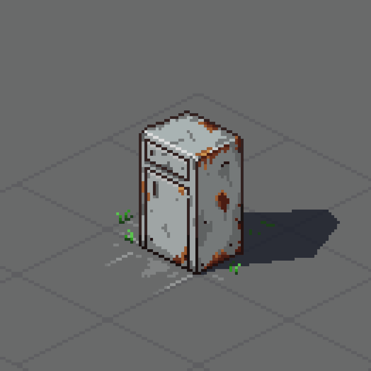 Old Fridge
#pixelart #isometric #krita