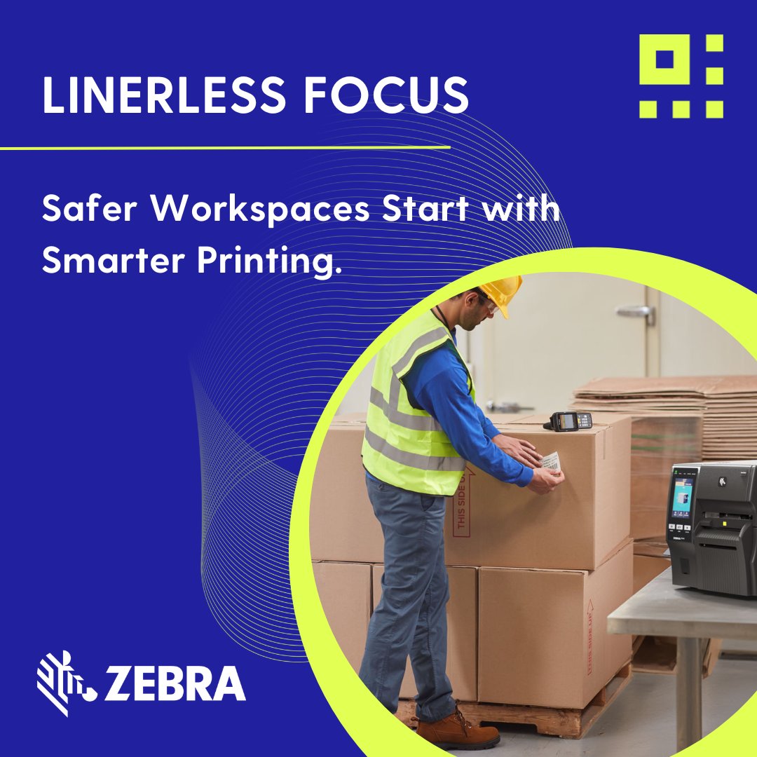 BarCodeData's tweet image. Zebra’s linerless printers eliminate backing liners altogether, helping reduce slip risks, lighten media rolls and streamline workflows.

🔗 Learn more: barcodedata.co.uk/blog/zebra-lin…

#WorkplaceSafety #LinerlessPrinting #ZebraPartner #BarCodeData #PrintSolutions #OperationalExcellence