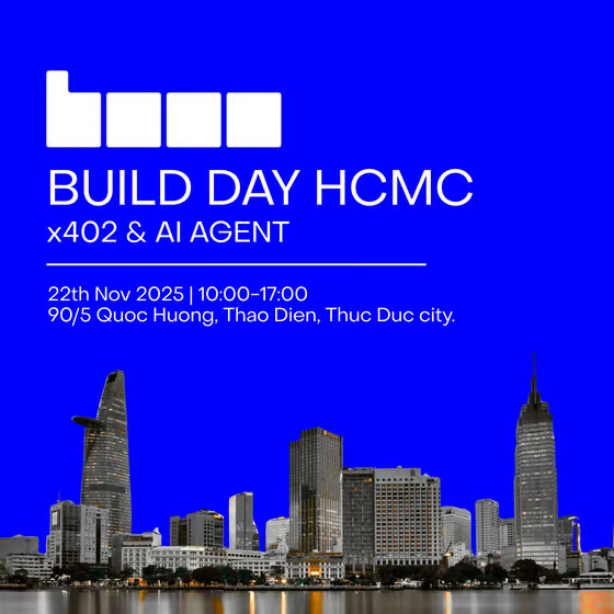 base_vietnam's tweet image. 🟦 BASE BUILD DAY HCMC: BUILD AI AGENTS &amp;amp; x402 🤖 

Base Build Day trở lại tại HCMC nơi bạn biến ý tưởng thành mini-app chạy được thật chỉ trong 1 ngày với mentor hỗ trợ trực tiếp + tài nguyên chính thức từ @base @baseapp @buildonbase 

🔥 Bạn sẽ được gì?…