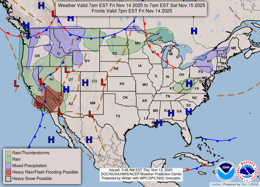 Weather Briefing for Friday, November 14, 2025

thunderpigblog.blogspot.com/2025/11/wx2025…

• Mostly sunny, warmer
• Macon County Board of Commissioners | November 2025 Regular Meeting 
• Trump's next immigration crackdown will target Charlotte, sheriff says

#WNCnews #MaconWeather