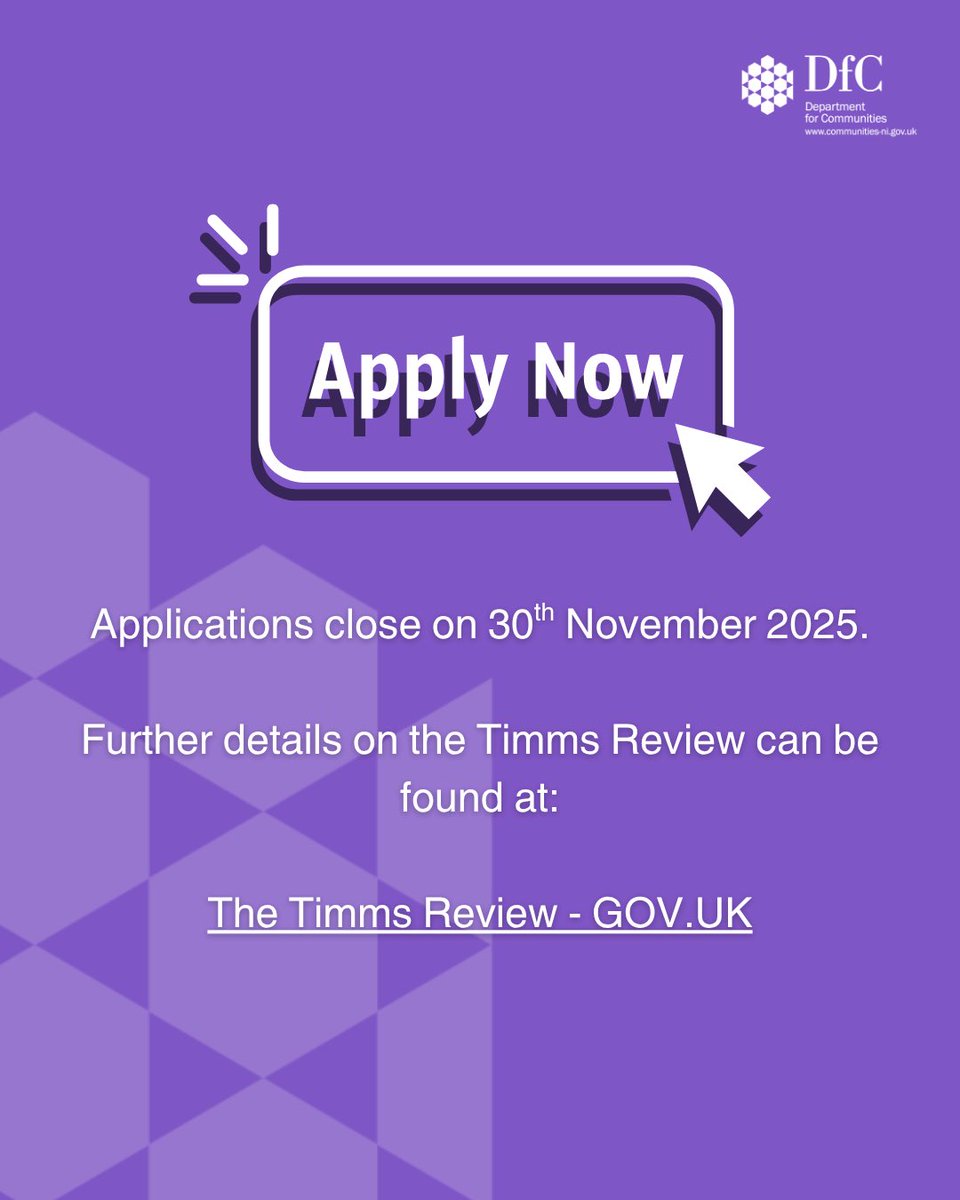 CommunitiesNI's tweet image. Join the steering group:

gov.uk/government/col…