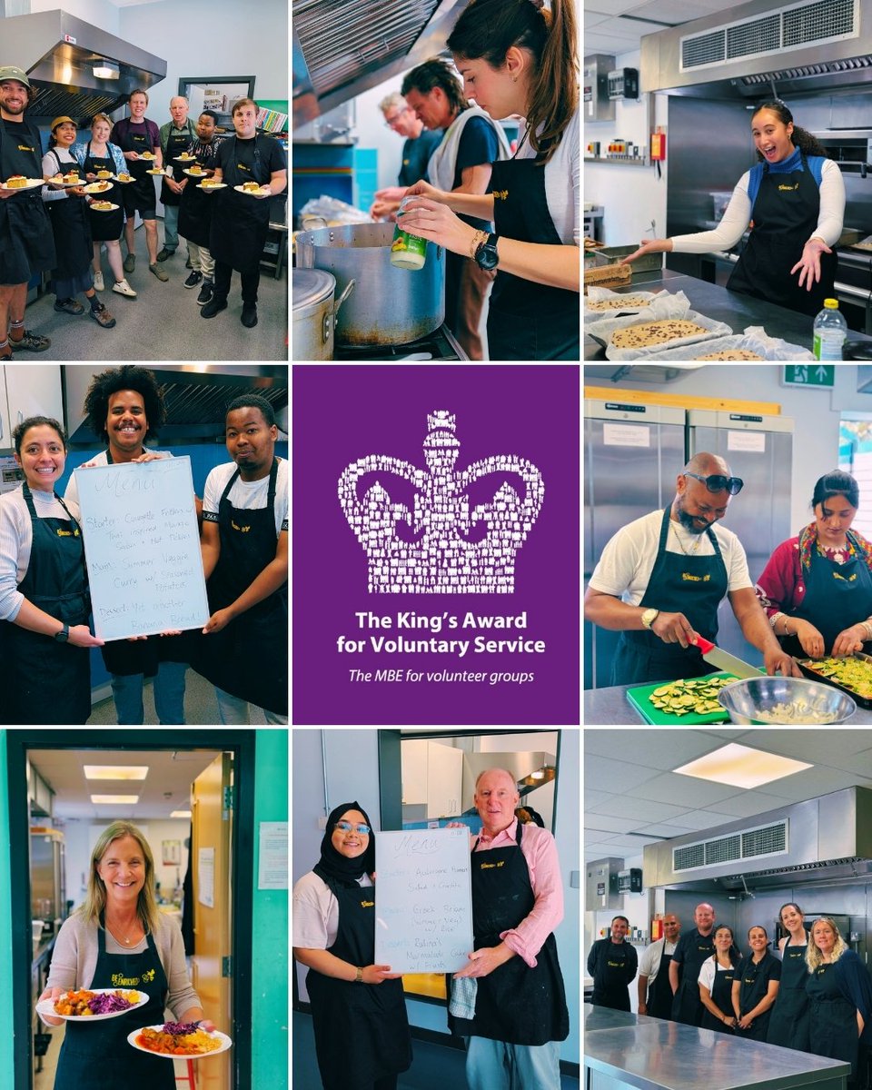 👑💛 We’re honoured to receive The King’s Award for Voluntary Service 2025.

This award belongs to our 1,200+ volunteers who cook, welcome, rescue food &amp; keep our canteens and Food Bus running. You make everything possible. 💛

<a href="/KingsAwardVS/">The King's Award</a> #KAVS2025 #BeEnriched