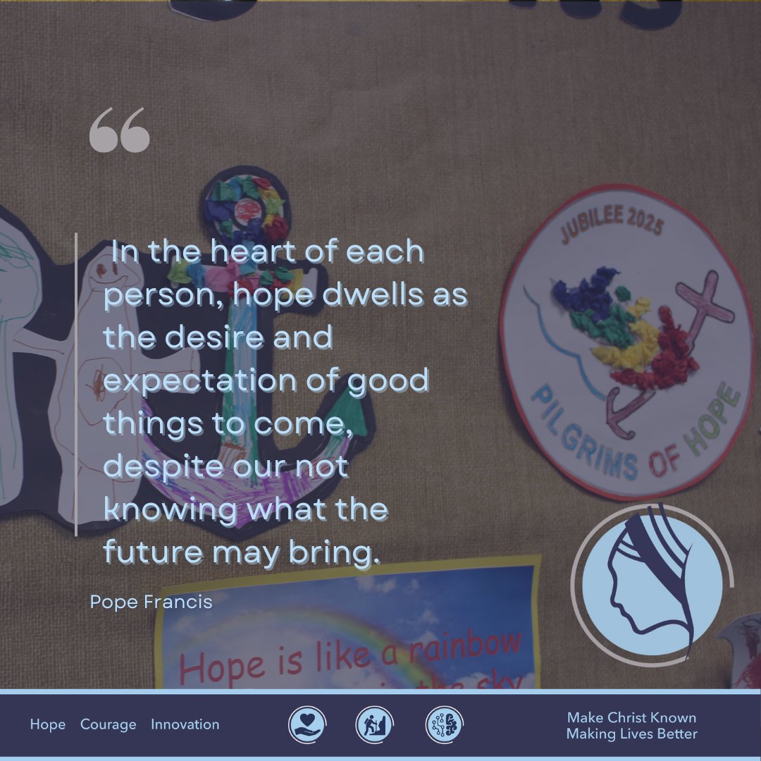 Hope is the quiet courage that keeps us moving forward, trusting that even without knowing what comes next, goodness is already on the way.