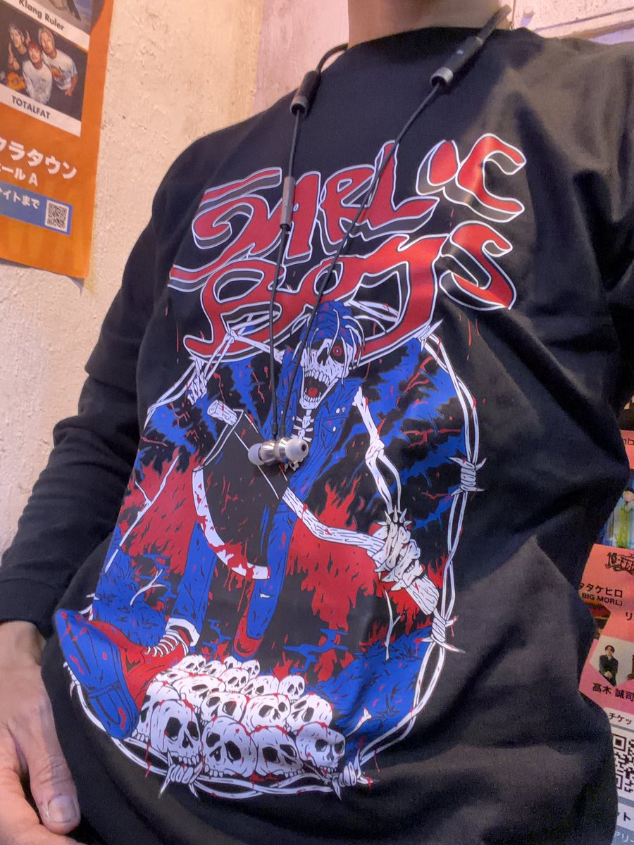 そして早速着るお #GARLICBOYS