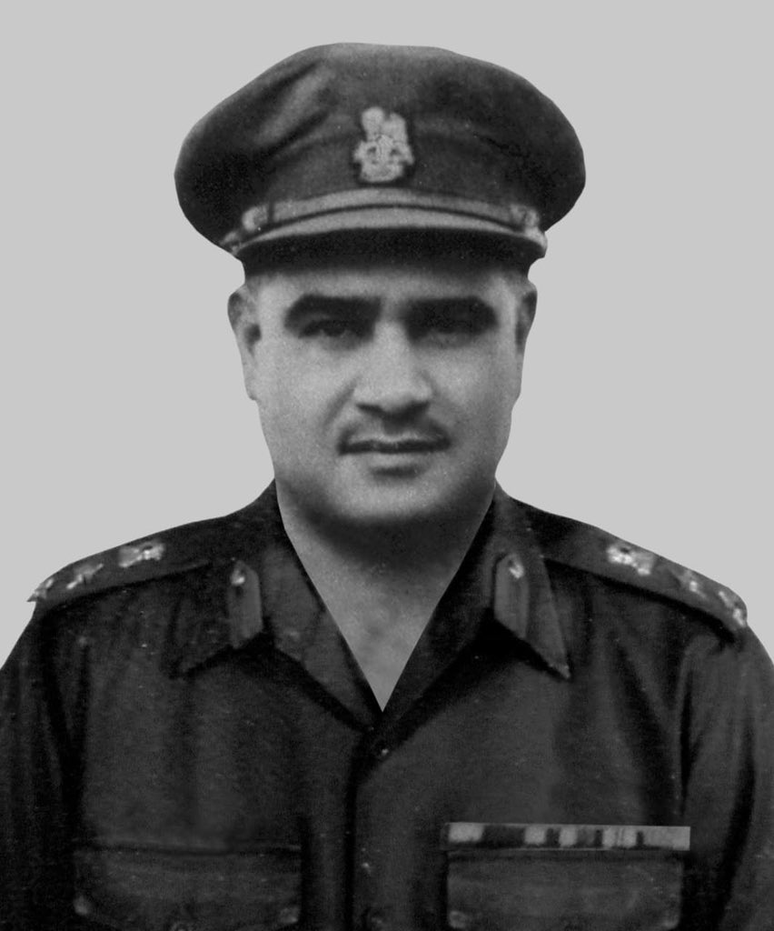 BombaySapperCol's tweet photo. On this day in 1948, we honour Col Anand Prakash Nanda, the first Indian Commandant of the Bombay Sappers Centre, who tragically died in harness. Born in Rawalpindi in 1912, trained at RMA Woolwich, commissioned in 1933, he became the first Indian Adjutant of the Corps in 1941, commanded 29 (R.B.) Field Company, and assumed command of the Centre on 7 Feb 1948. His leadership, integrity and quiet courage shaped generations of Sappers.
A solemn Samadhi at Holkar Bridge, Khadki, stands in his memory.
A legacy that continues to inspire.

#IndianArmy #BombaySappers #Leadership #Sarvatra