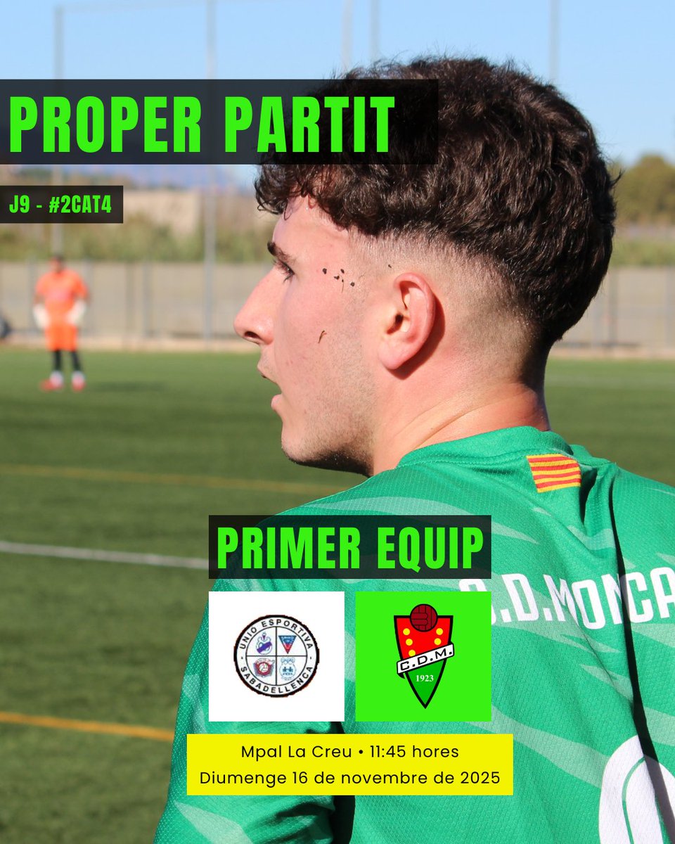 Visitem Sabadell!

El primer equip vol continuar mostrant una bona imatge, i ho farà aquest diumenge al Mpal La Creu.

Els de Juan Romero són novens amb 10 punts, i juguen davant la Sabadellenca, tercer classificat amb 14 punts.

#endavantMontcada #2CAT4