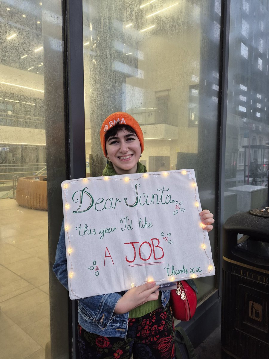 This is Sara who is an F2.
Her concerns are around jobs and the worry that she will not have a job come August.

They are worried that they will not be able to afford to live and have to move out of their home.

Maybe <a href="/wesstreeting/">Wes Streeting</a> will give her an early Christmas present?