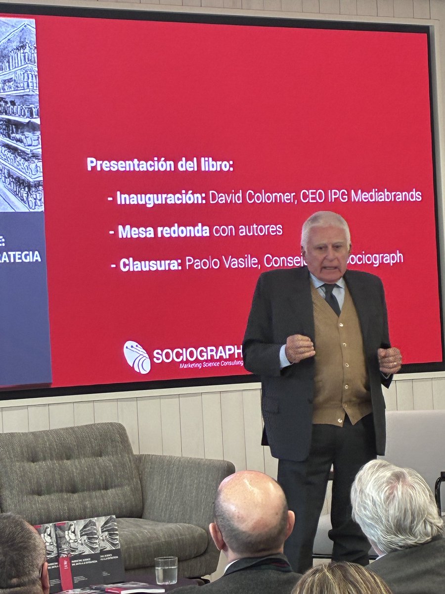 Paolo Vasile apuesta por no basar todo el trabajo en la experiencia, hay que ampliar y conocer lo que piensa el cliente y, también, lo que siente. 

Libro ‘Marketing Science: del dato a la estrategia’
