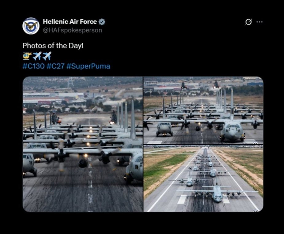 Ne devlet ciddiyeti, ne insanlık kırıntısı... Paylaşımı silmek yetmez.  <a href="/HAFspokesperson/">Hellenic Air Force</a>