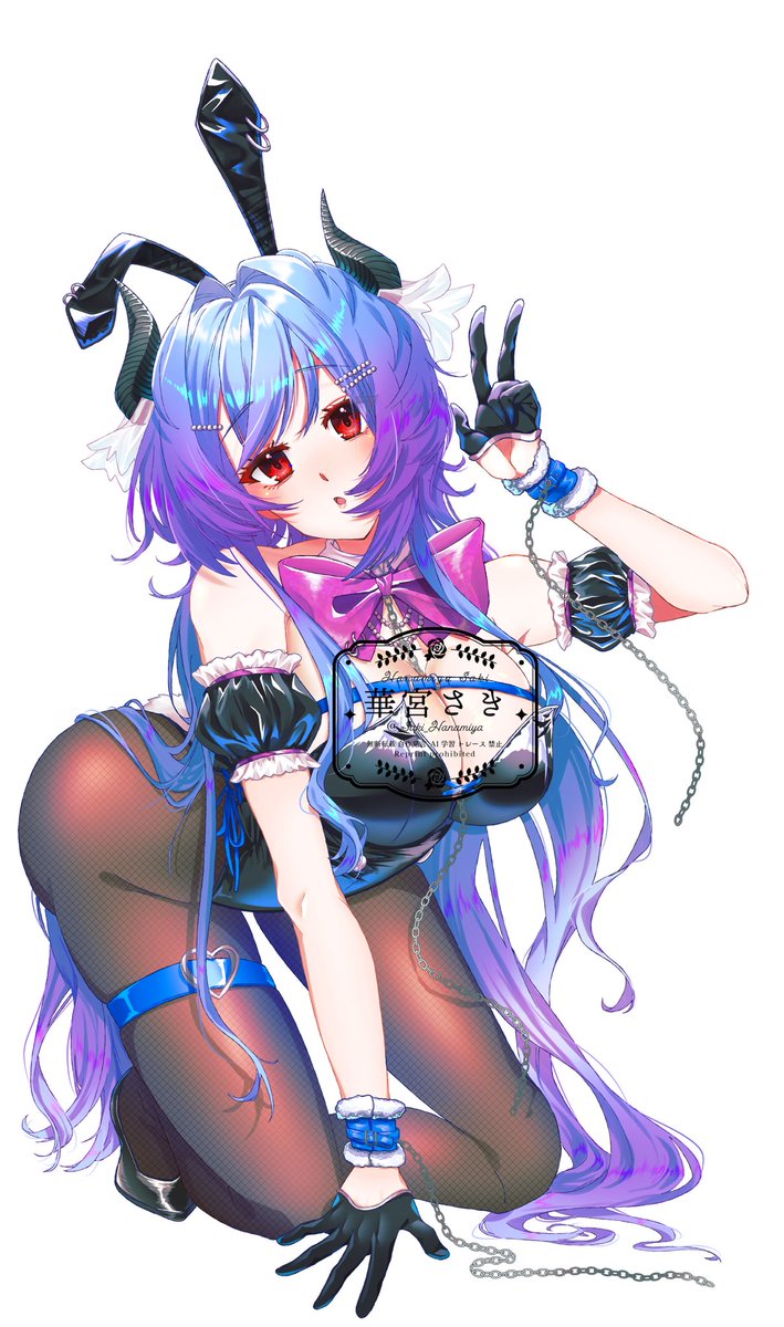 _Saki_Hanamiya's tweet photo. アクスタになったバニーガール👯‍♀️
 #oc  #illustration https://t.co/Q1NV9RakIV