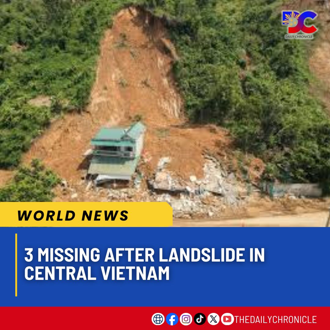 Search and rescue operations are underway in Vietnam’s central city of Da Nang to look for three people missing after a landslide on Friday, Vietnam News Agency reported.