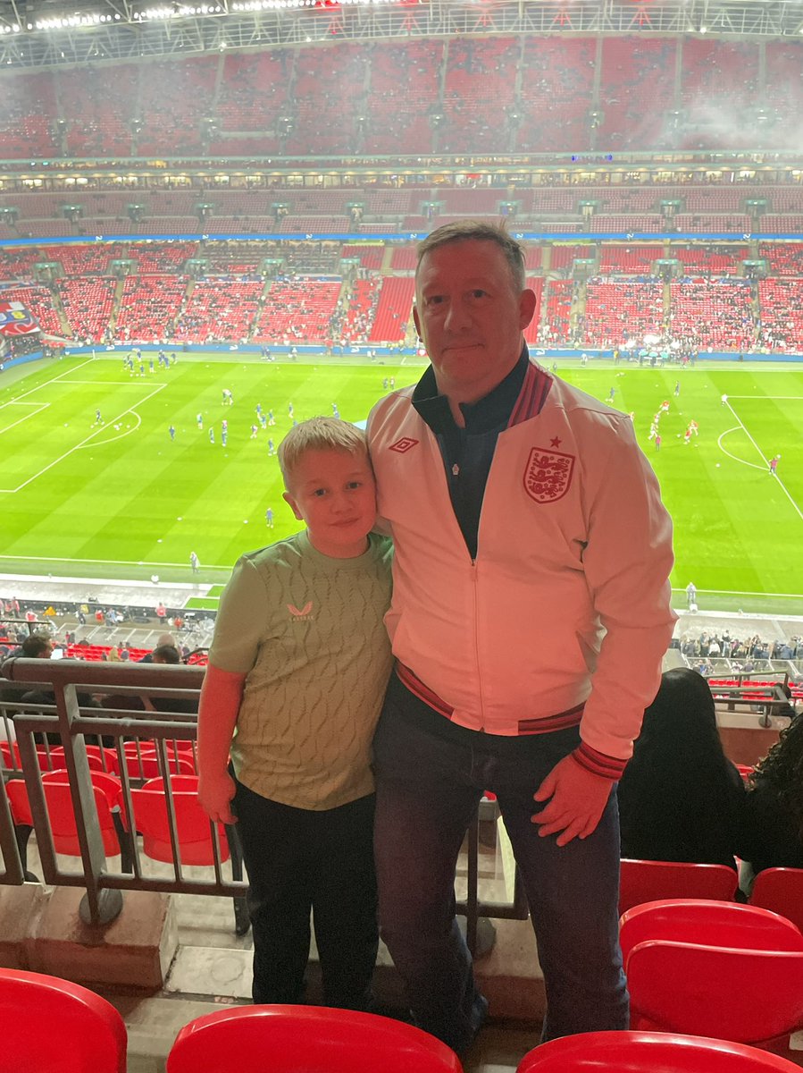 Had the best time with my youngest at our 1st England game last night. The joy and happiness from my little man makes it all worth while