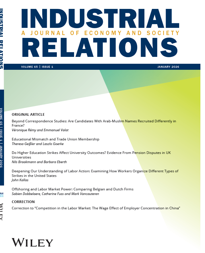 Industrial Relations tweet media