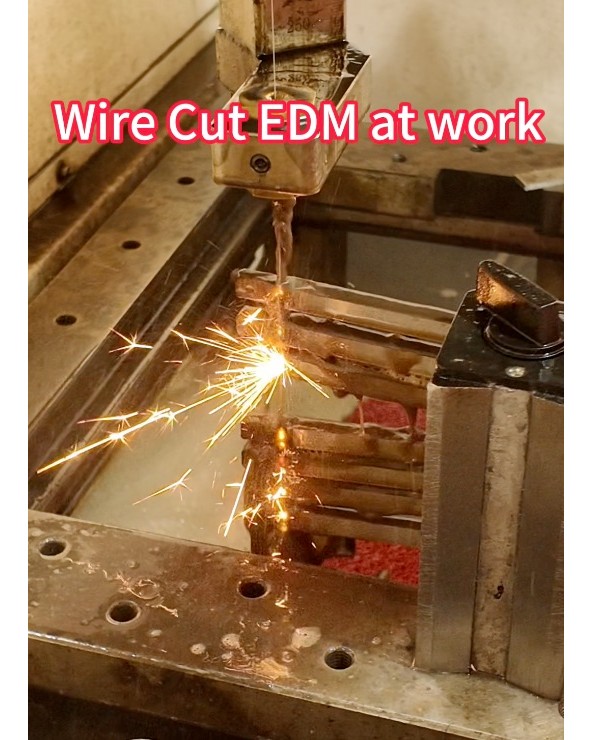 XCT_mould's tweet image. WireCutEDM Precision Machining of Complex Workpieces Realized Effortlessly Amid Sparkling – #ElectricalDischargeMachining #PrecisionManufacturing #IndustrialProcessing