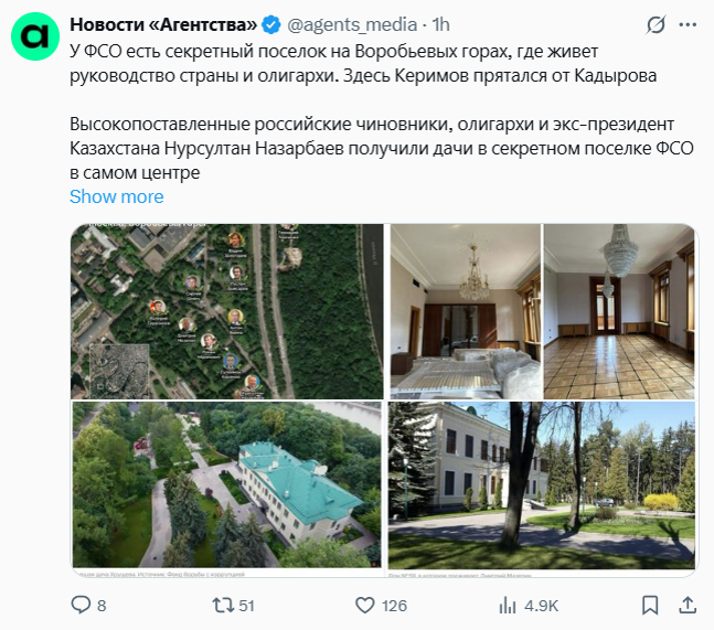 там эти гос дачи со времен совка существуют, через косыгина там тоже все застроено госдачами, а тут расслежование целое. Потом они поликлинику рядом обнаружат. Не декларируют, потому что оно все в гос собственности, Вайно выгонят, а дача останется.