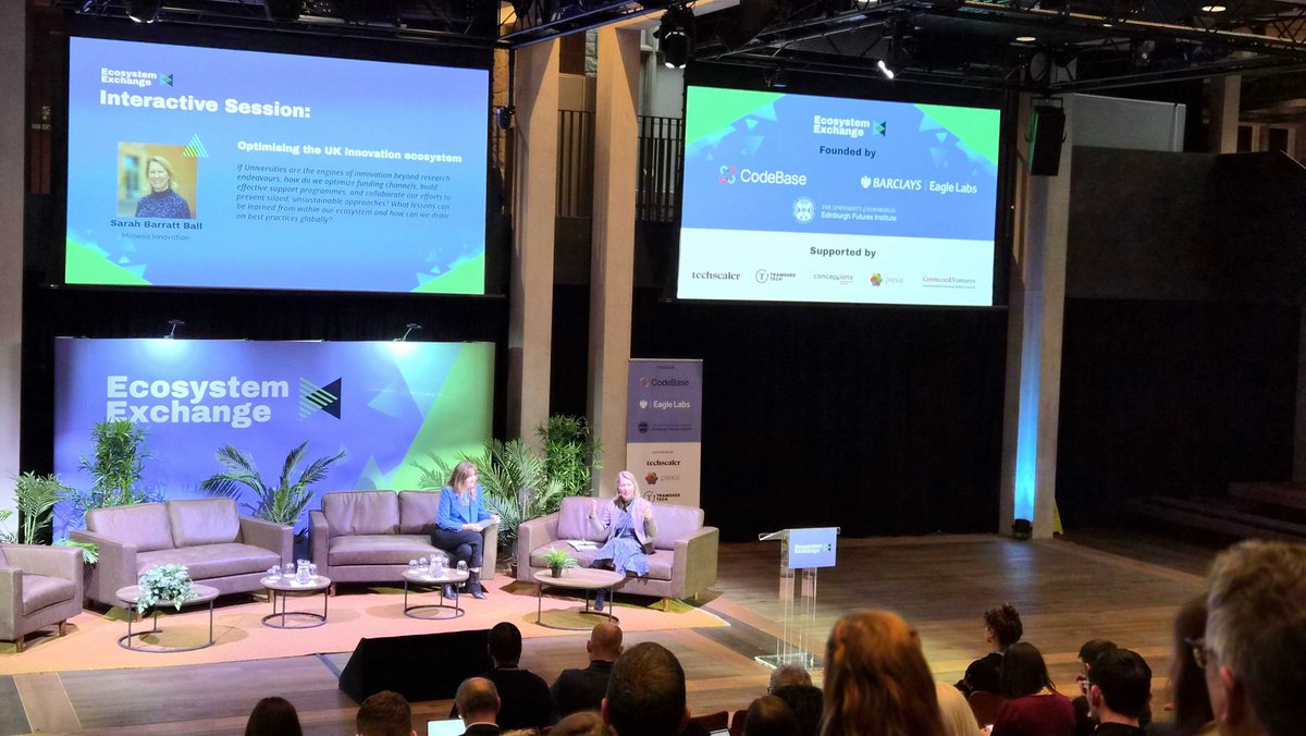 CodeBaseTech's tweet image. Day One of #EcosystemExchange2025 brought powerful conversations on how the UK can build a tech ecosystem that works by design. From university innovation to AI, leaders explored what real collaboration looks like. Day Two is underway today. Stay tuned for more insights.