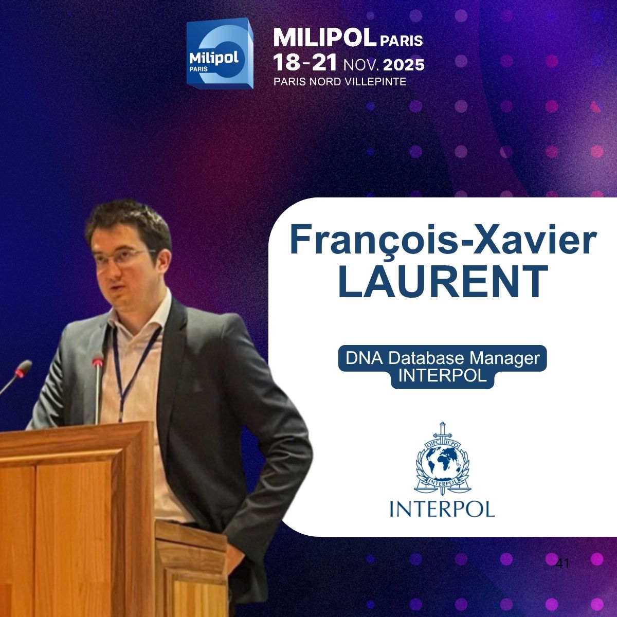 Milipol_Paris's tweet image. 🎤 We’re proud to reveal 4 leading voices joining the Milipol Paris speaker line-up!

Criminal networks dismantling, digital financial flows, missing persons identification, cold cases... They will demonstrate how AI is shaping the security industry.

🎟️ tinyurl.com/4wuvwcjb