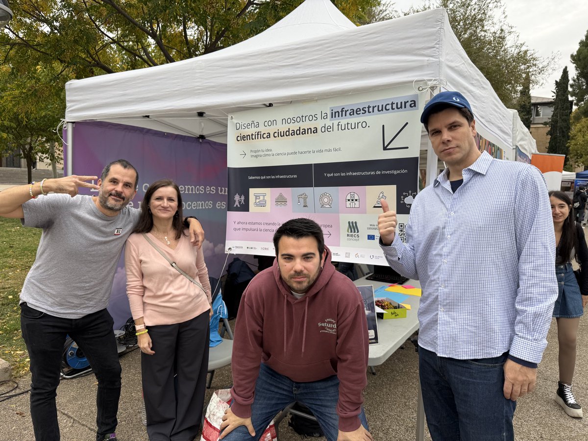Ibercivis's tweet photo. Hoy presentamos muchas de nuestras actividades en la Semana de la Ciencia de @Aragoninvestiga y la Universidad de Zaragoza. Acércate a nuestro stand en el Campus San Francisco de Zaragoza https://t.co/pNOZQmE1O6