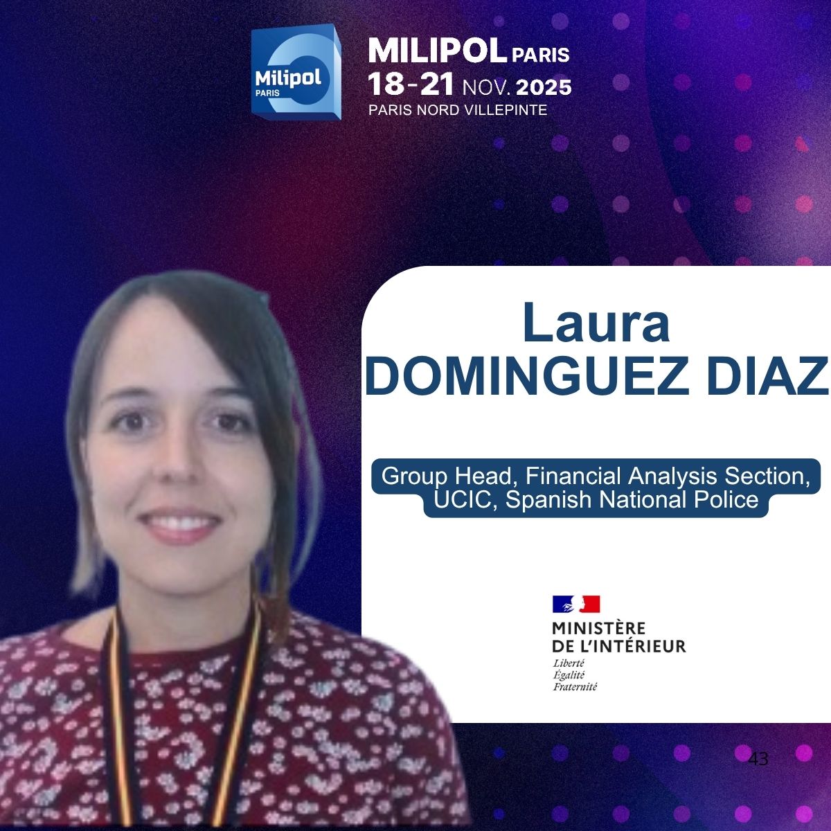 Milipol_Paris's tweet image. 🎤 We’re proud to reveal 4 leading voices joining the Milipol Paris speaker line-up!

Criminal networks dismantling, digital financial flows, missing persons identification, cold cases... They will demonstrate how AI is shaping the security industry.

🎟️ tinyurl.com/4wuvwcjb