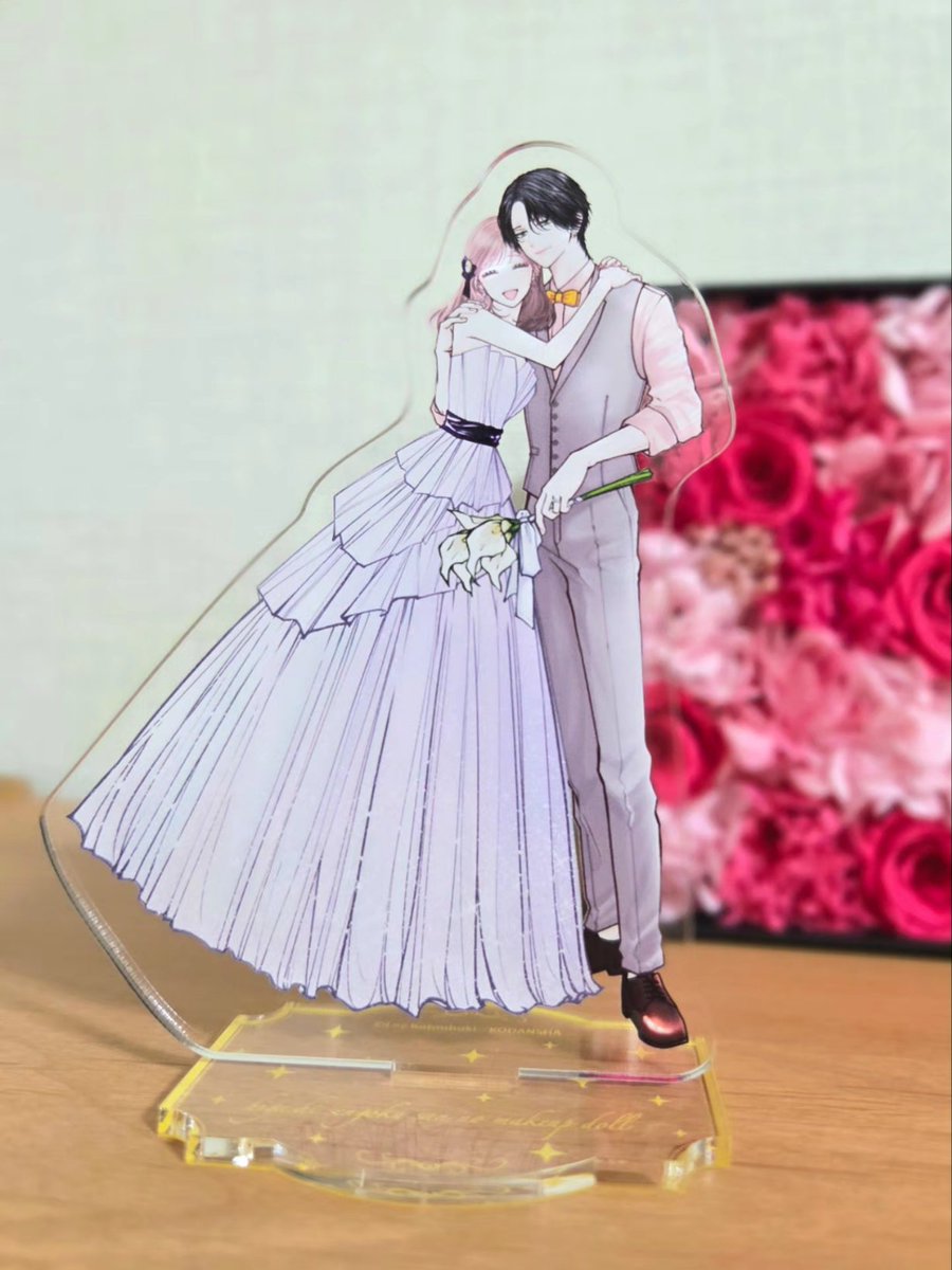 東千石さんのメイクアップドール7 帯プレ｢結婚式の前撮り🤍アクリル