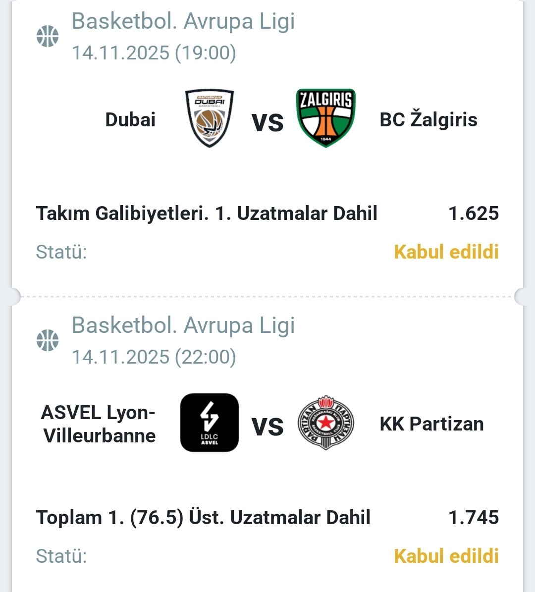 nbabahis3's tweet photo. Günün Eurolig Kuponları
STAKE 7,5
#eurolig #Basketbol #bahis