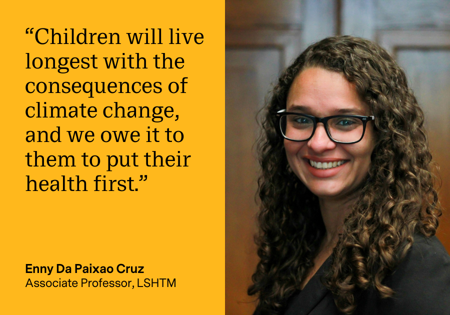 LSHTM_Planet's tweet image. 🌡️🦟A hotter, more disease-prone world: Why #COP30 must put children’s health first

👩‍🍼Dr Enny Da Paixao Cruz, Associate Professor @LSHTM, discusses the links between #ClimateChange, infectious diseases like Zika and dengue, and child health

Read more👉bit.ly/43vOQJZ