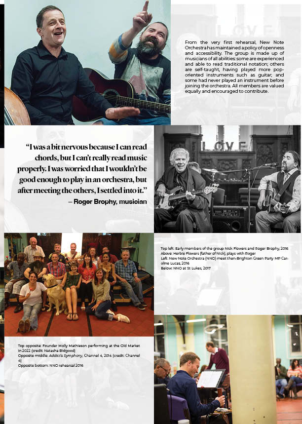 PerfRecovery's tweet image. Brighton&apos;s fabulous @newnoteorc is 10 this year! 
There&apos;s a bumper feature in our latest issue, read here:
recovery-arts.org/performing-rec…
New Note are performing on 20th November as part of @ForestsWF @brightdome &quot;Enchanting Forest&quot;.
Book tickets for that here: brightondome.org/whats-on/LuR-e…