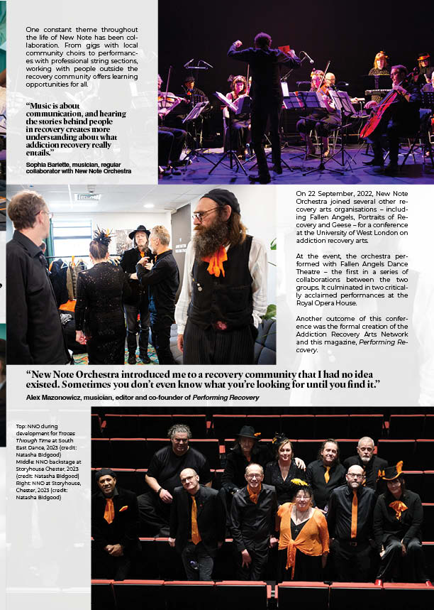 PerfRecovery's tweet image. Brighton&apos;s fabulous @newnoteorc is 10 this year! 
There&apos;s a bumper feature in our latest issue, read here:
recovery-arts.org/performing-rec…
New Note are performing on 20th November as part of @ForestsWF @brightdome &quot;Enchanting Forest&quot;.
Book tickets for that here: brightondome.org/whats-on/LuR-e…