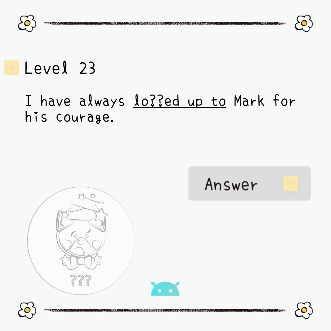 jeffreywckin's tweet image. look up to someone 

(phrasal verb)
= to admire or respect someone

#English #Vocabulary #EnglishLearning #Grammar #英単語 #英語学習 #TOEIC #IELTS