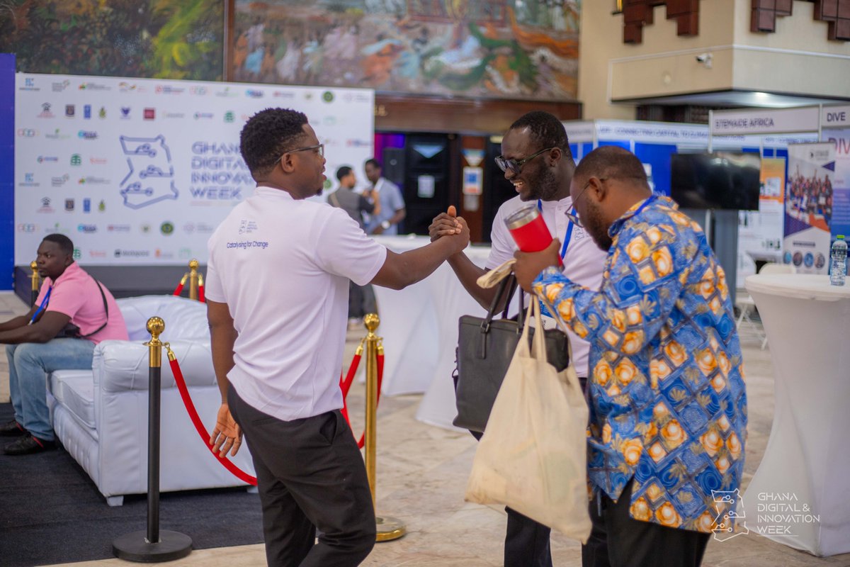 mgaconsultgh's tweet image. We’ve reached the final day of #GDIW25, and the excitement is at its peak! 

You can still be part of it — make your way to the AICC and witness the closing of this transformative digital week.

#GDIW #GDIW25