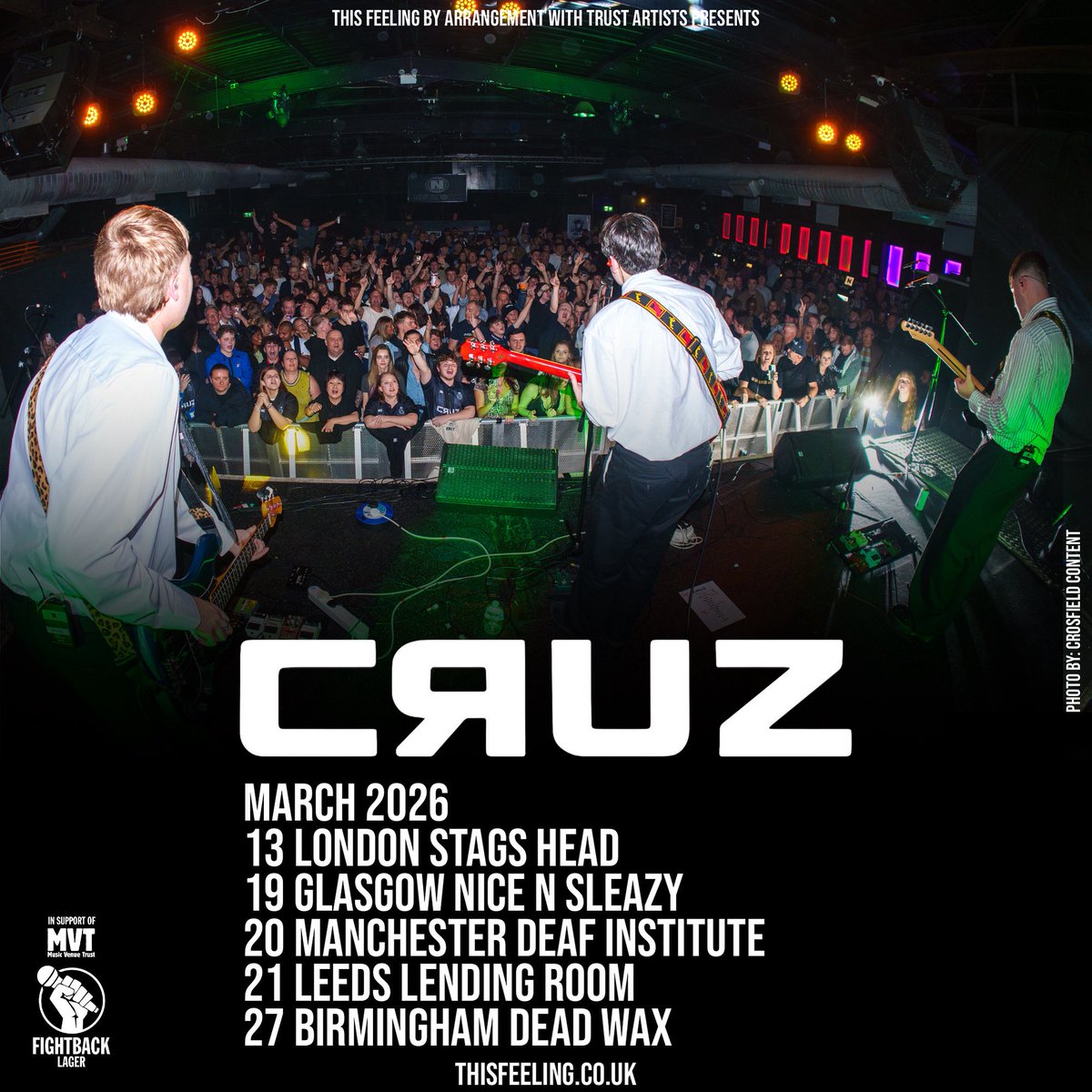 band_cruz's tweet image. UK TOUR - ON SALE NOW❗️

🎟️ Tickets available now! Get them quick: cruz.os.fan