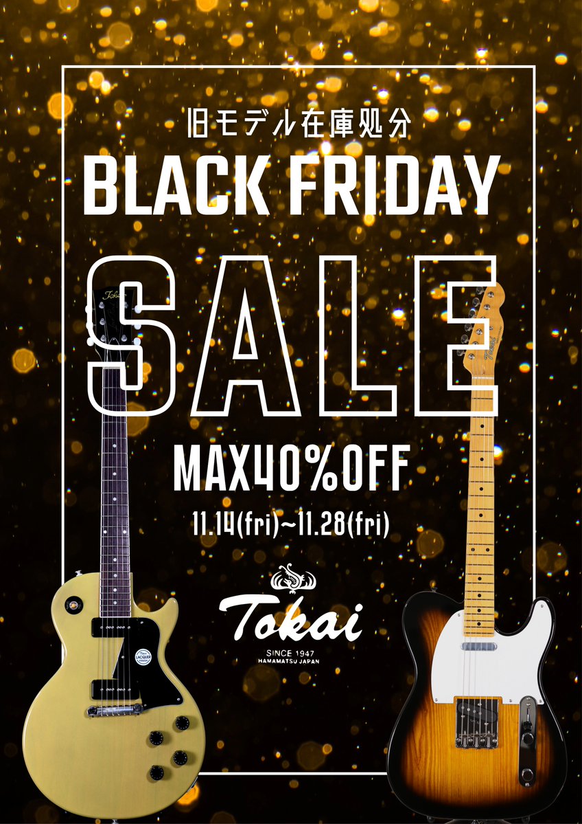 まさかのメーカー主催！ ✨BLACK FRIDAY開催✨ 期間：11/14〜11/28
