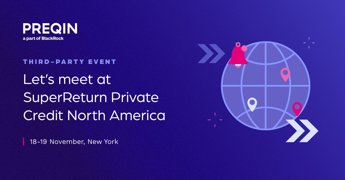 Preqin is proud to be the exclusive data partner for the SuperReturn series!

Come meet us at SuperReturn Private Credit North America and get the latest perspectives on direct lending, asset-backed lending, private credit secondaries, and much more: okt.to/X8wuUW