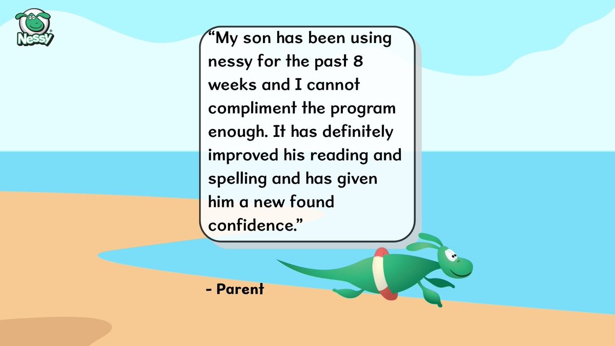 NessyLearning's tweet image. “My son has been using nessy for the past 8 weeks and I cannot compliment the program enough. It has definitely improved his reading and spelling and has given him a new found confidence.”

Learn more about how Nessy can help your child!
go to nessy.com to learn…
