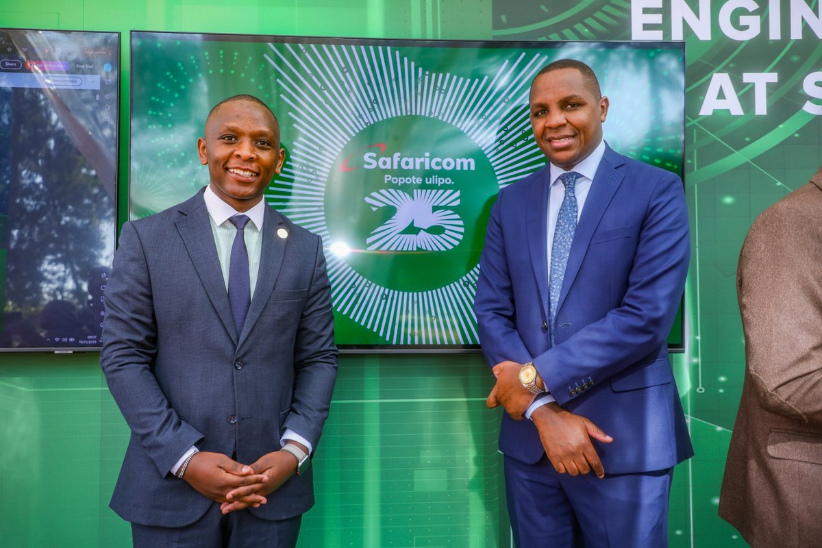 SafaricomPLC's tweet image. A glimpse into the future of tech !

At the Kenya Software &amp;amp; AI Summit in Eldoret, we joined innovators, developers, and policy leaders to shape conversations around AI governance, digital policy, and software engineering.

#PoweringProgress #AISummitKenya