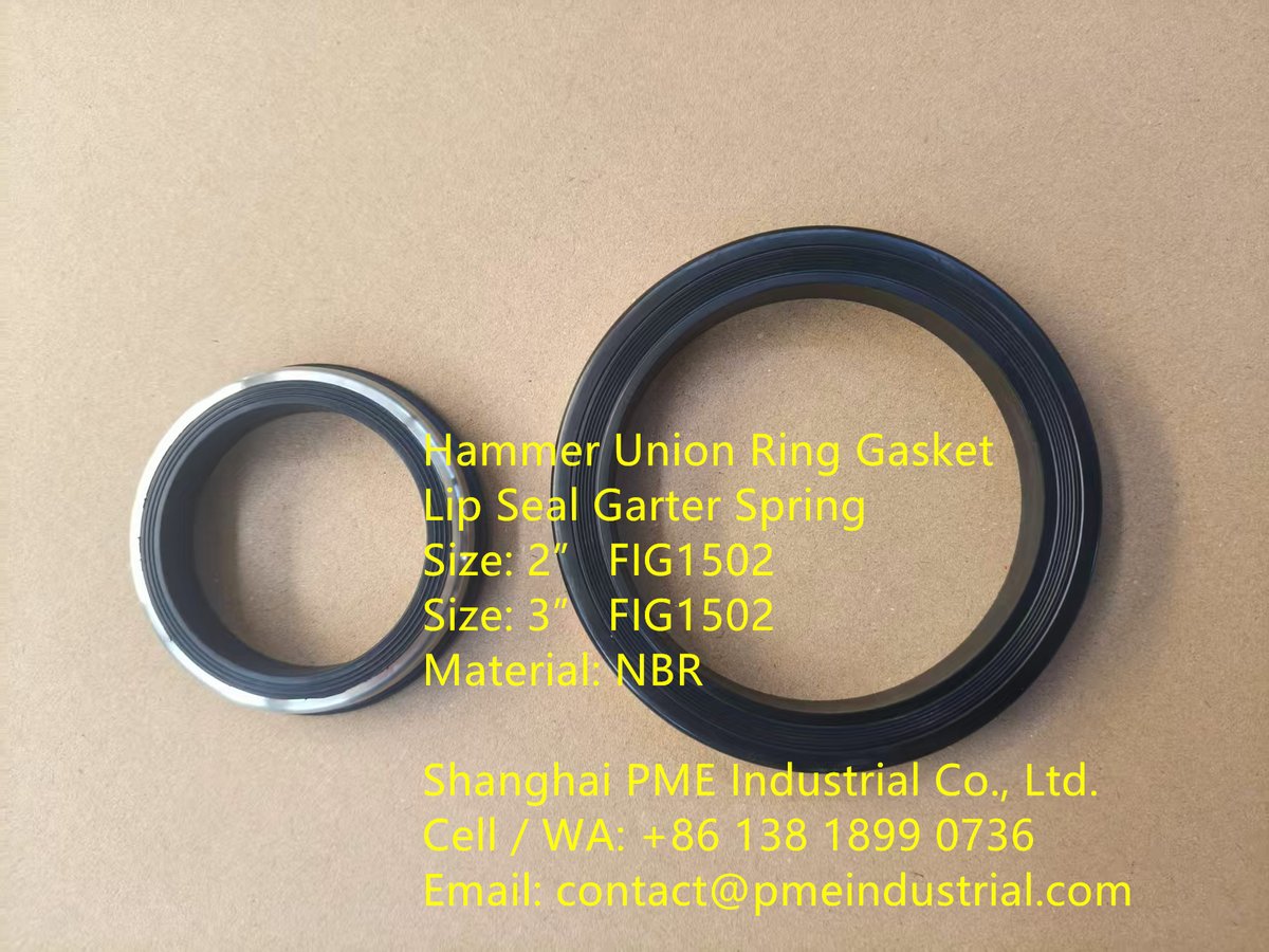 sh_pme's tweet image. Hammer Union Ring Gasket
Lip Seal Garter Spring
Size: 2” FIG1502
Size: 3” FIG1502
Material: NBR
pmeindustrial.com/nbr-hammer-uni…

Cell: +86 138 1899 0736
Email: contact@pmeindustrial.com

#HammerUnionSeal #Fig1502 #NBRGasket #HighPressureSealing #LipSealGarterSpring #DrillingEquipment