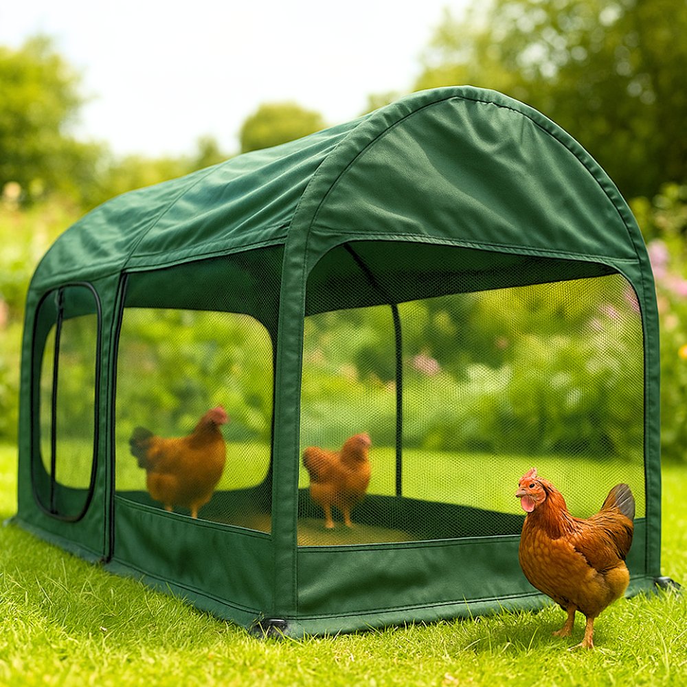 Bird flu alert! Keep your chickens safe this season: protect feed &amp; water, keep wild birds out, and consider using a covered run with fine mesh. Check our guidance here: mailchi.mp/b4818bc92e57/b… + full range of enclosures here:  gardenskill.com/pet-wildlife/c…