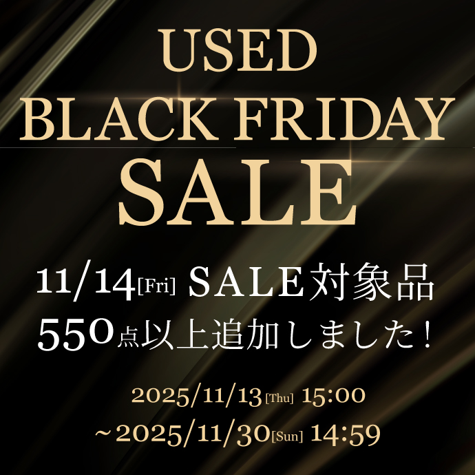 いつもご愛顧ありがとうございます。 【🔥🐈‍⬛USED BLACK FRIDAY SALE