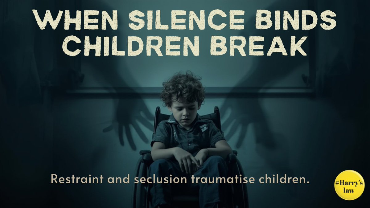Children with disabilities are being hurt behind policies that discriminate, too many are told to stay silent, while others cannot speak to tell.
That doesn’t mean nothing happened!
#HarrysLaw