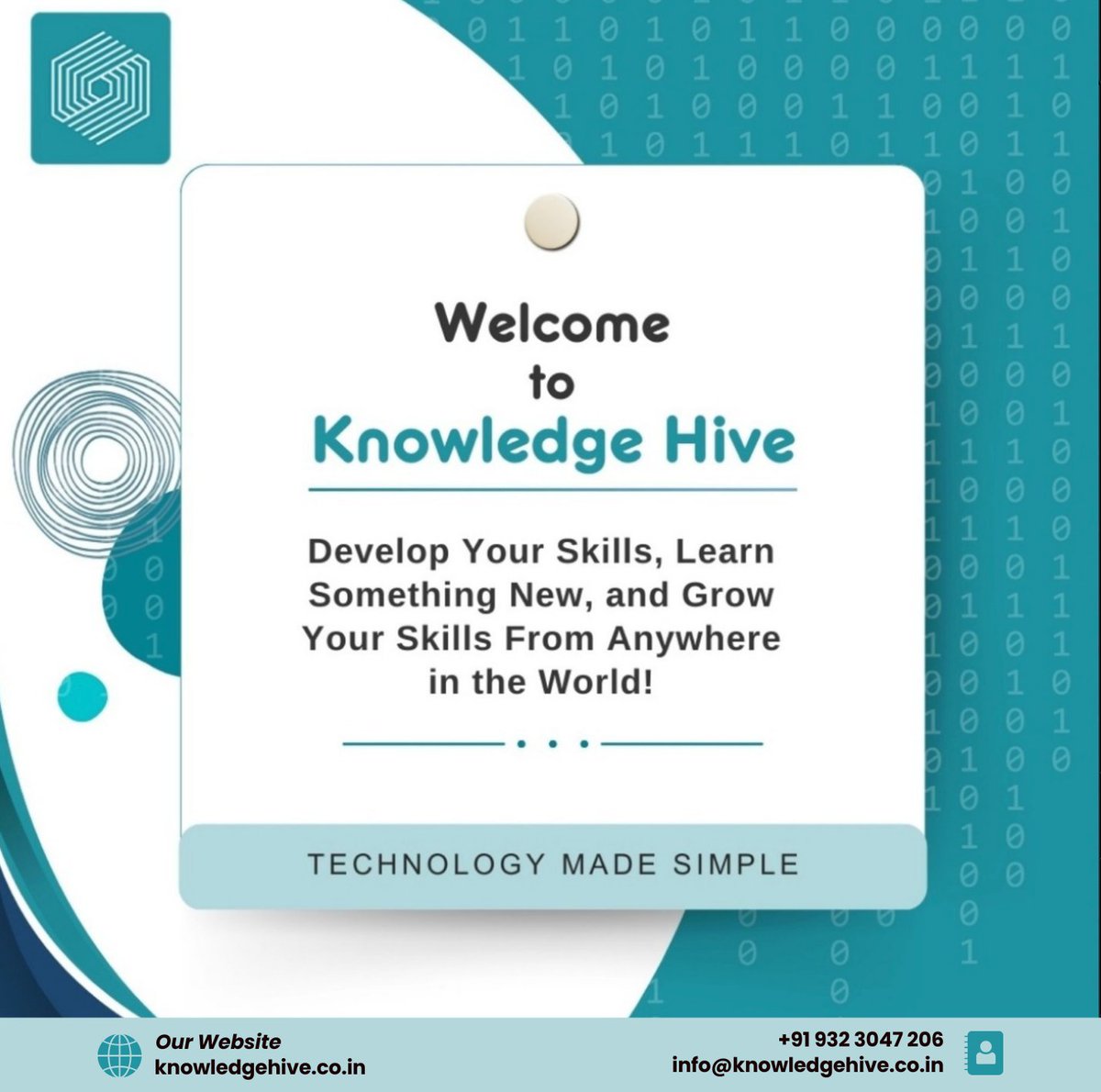 knowledgehive37's tweet image. 🌟 Build your tech future with Knowledge Hive! 💻🚀
Learn in-demand skills in Cloud, Data Science, Cybersecurity &amp;amp; Software Development — anytime, anywhere. Get hands-on experience + global certifications and join a global tech community!#KnowledgeHive #TechCareers #UpskillNow