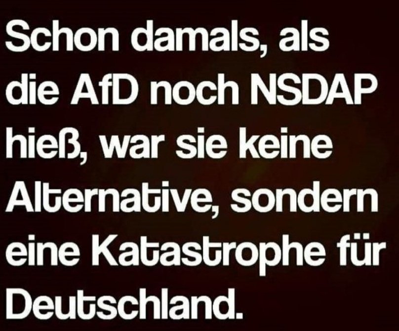 quirpete's tweet image. Geht aufrecht mit den Nazis in den Untergang! Hatten wir schon einmal!