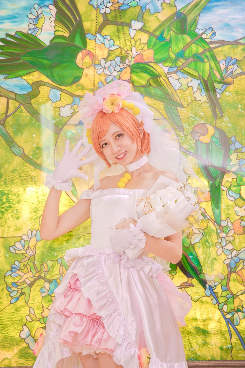 smpyon2255's tweet image. ⚠cosplay(ラブライブ！)

💚🧡💛Love wing bell💛🧡💚
                
星空凛/@smpyon2255
photo.@Yuki_to_Aki
#川奈ステンドグラス美術館 
#麗yers