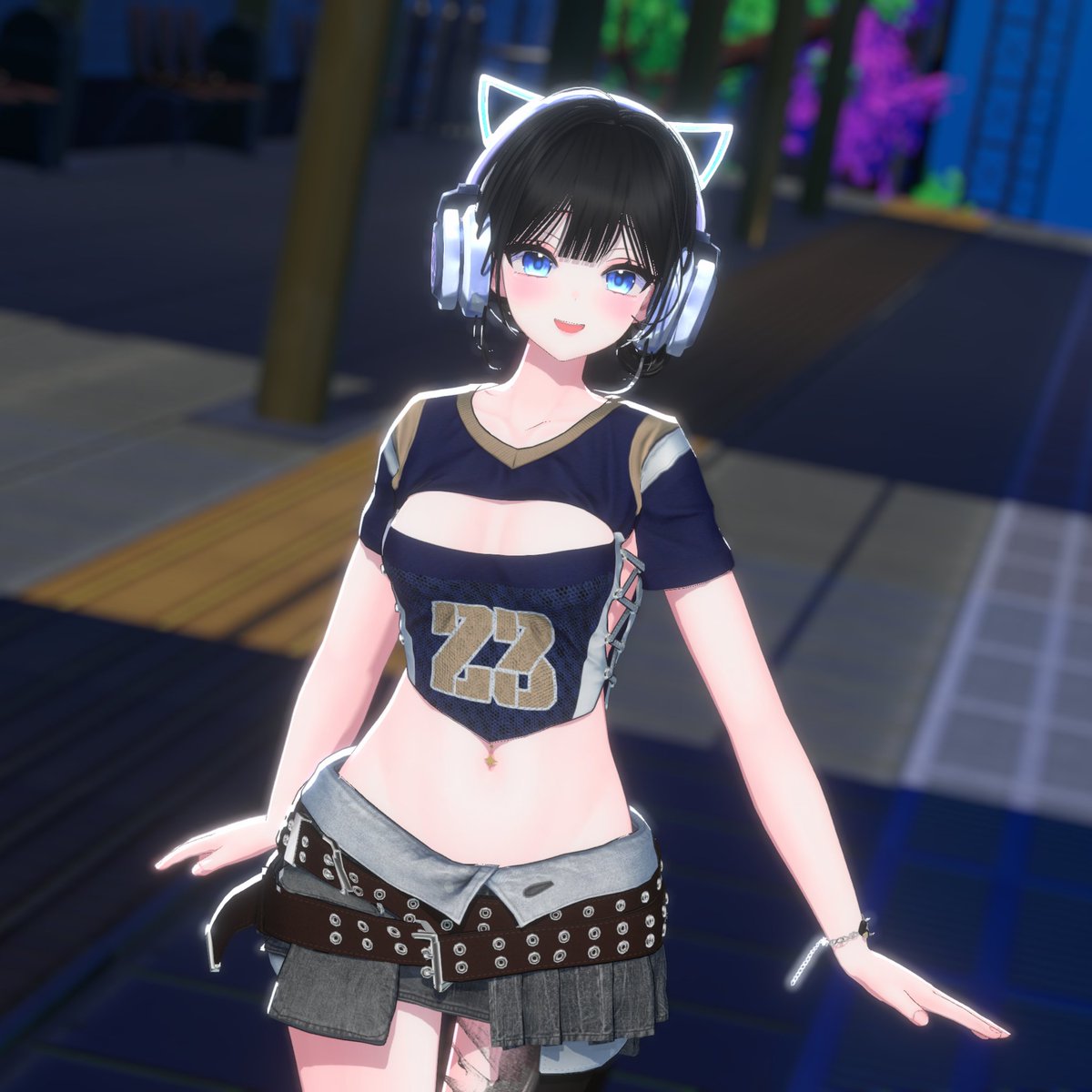 Binz_098's tweet image. 한결_스포티💙
#한결 #Warudo #MagicaCloth2 #NiloToon