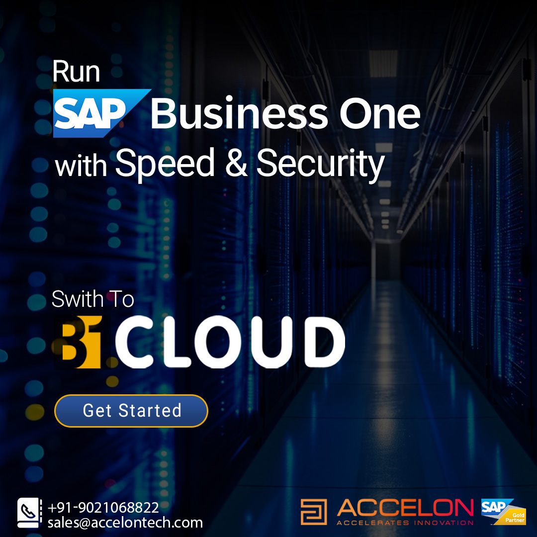 accelon's tweet image. ☁️ Still stuck with traditional on-premise SAP Business One setups?
They’re costly, demand ongoing maintenance, and limit your accessibility.

🚀 Switch to B1Cloud – a cost-effective, secure, and scalable cloud-hosting solution from Accelon.

🔑 Top Benefits of B1Cloud Hosting:…