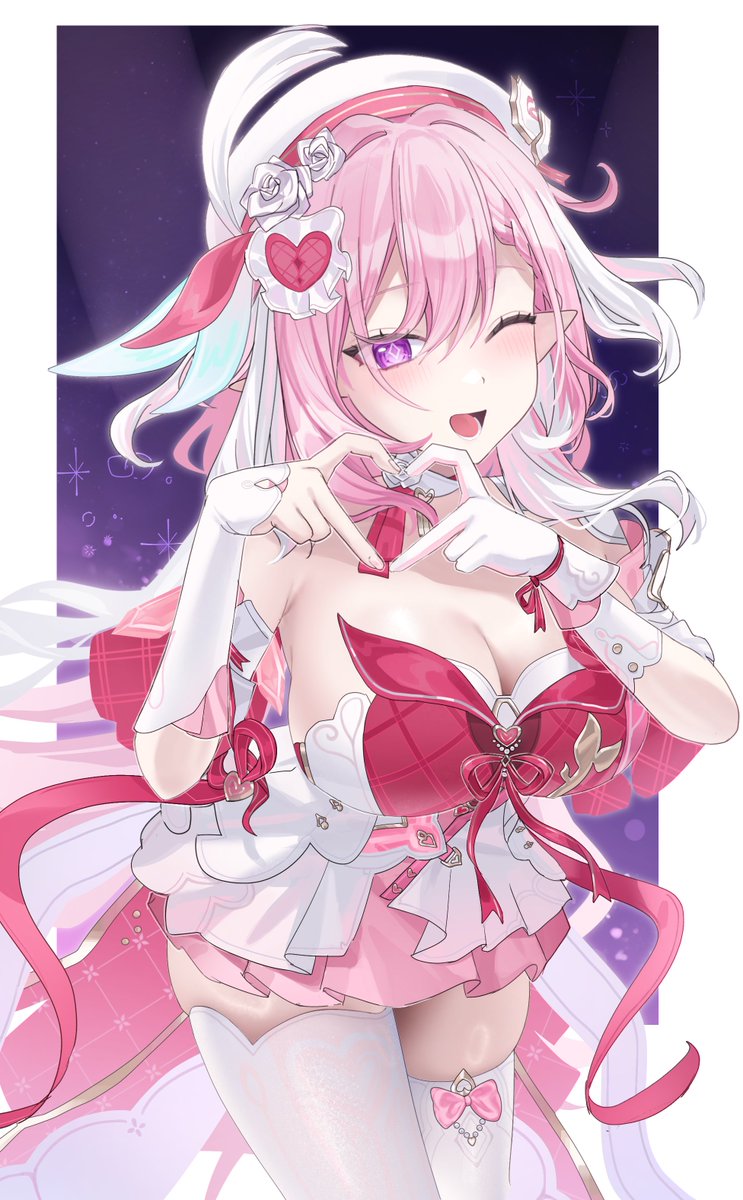 illust_po's tweet image. 愛の妖精さん～💗
#LiveWithElysia #崩壊3rd