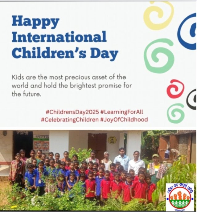 MJSSSambalpur's tweet image. Celebrating the joy, energy, and creativity of children everywhere!
Wishing all students a very Happy Children’s Day! 

#ChildrensDay #KidsOfIndia #LearningForAll
#ChildRights #EveryChildMatters