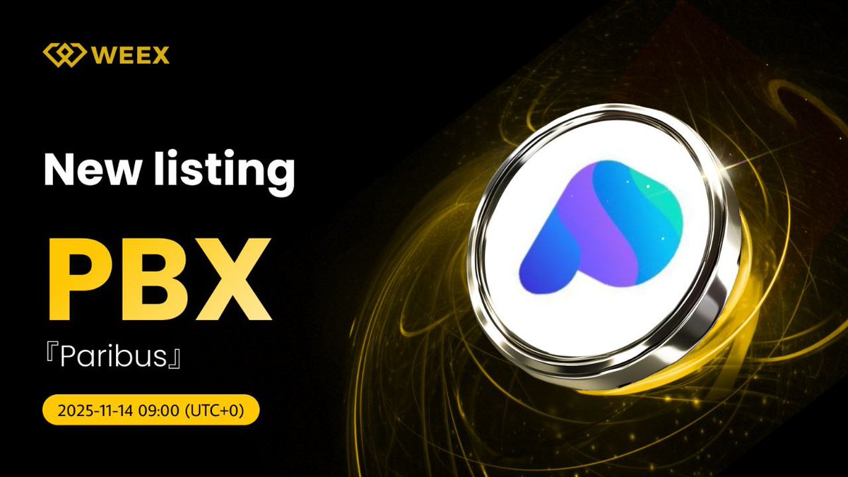 De3Monarch's tweet image. #WEEX Spot Listing Announcement 🔔

Excited to announce the upcoming spot listing of $PBX on WEEX!

🔹Listing Time: Nov 14, 2025, 09:00 (UTC+0)
📱Register on WEEX: weex.com/register?vipCo…
📖Details: weexsupport.zendesk.com/hc/en-us/artic…

#PBX #WEEX $WXT