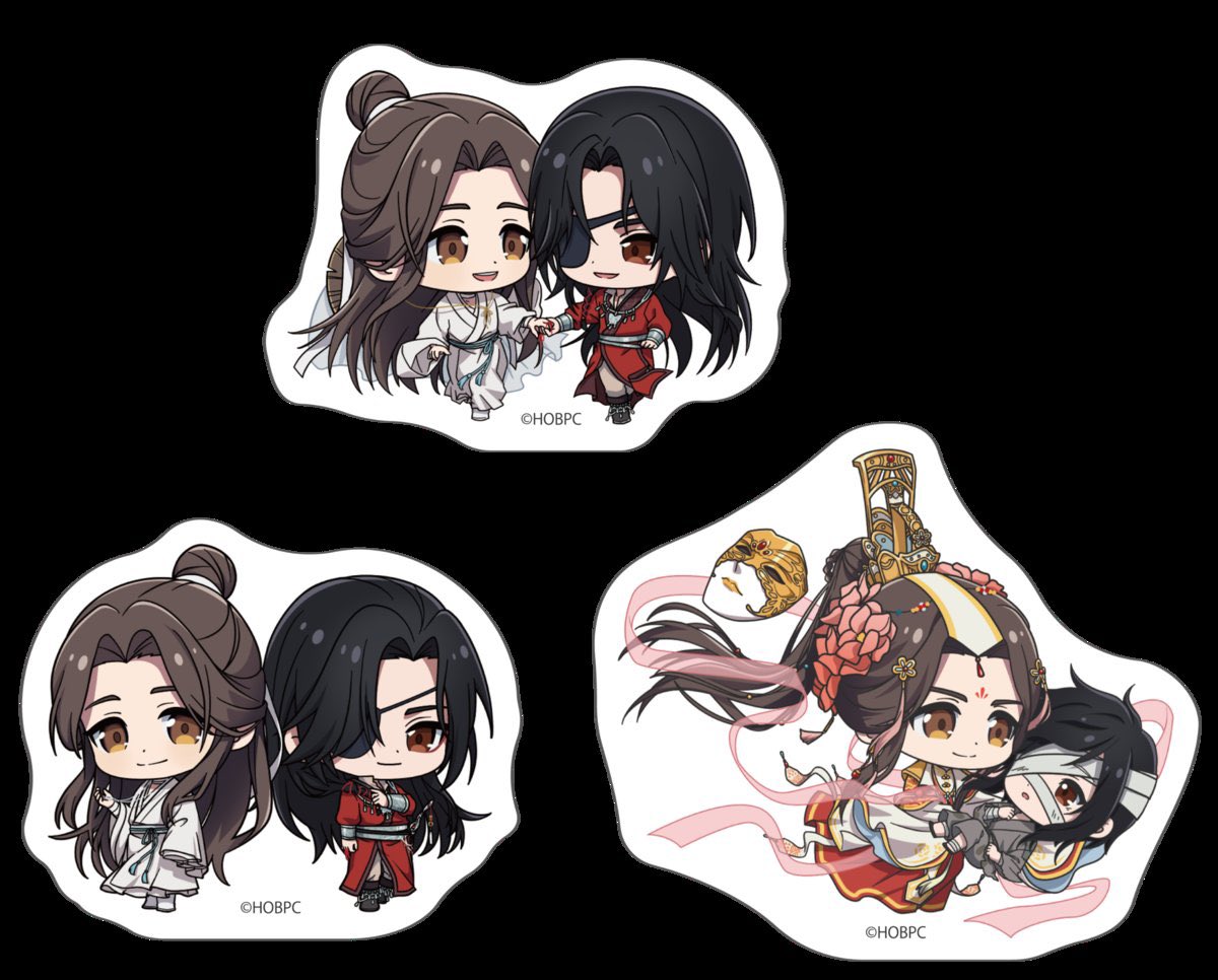 These chibi arts will be great as stickers.