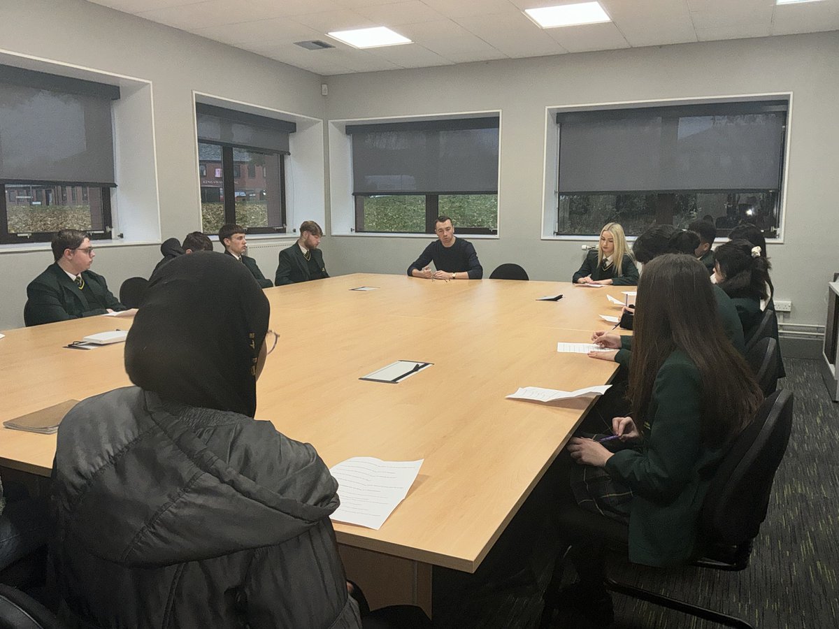 Thank you very much to <a href="/VertuMotors/">Vertu</a> who hosted our Business Studies students this morning for a tour of their head office and the opportunity to ask key members of the purchasing team some questions about their business.  It was such an interesting, and very informative visit.