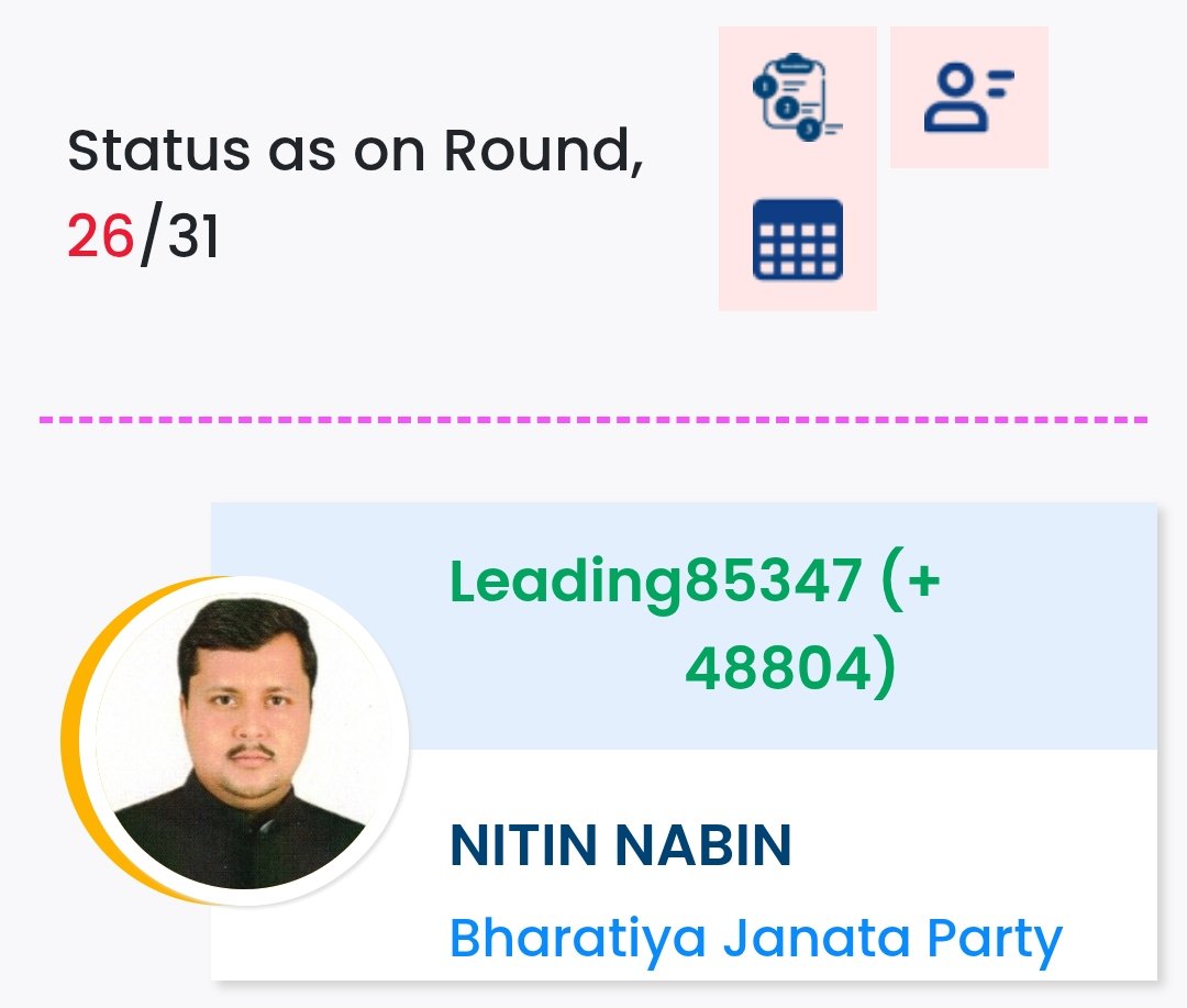 manaskunal111's tweet photo. #NitinNabin Sinha bhi jeet hi gaya hai hamari jaati se
#BiharVoteCounting https://t.co/XTtVaijTAE